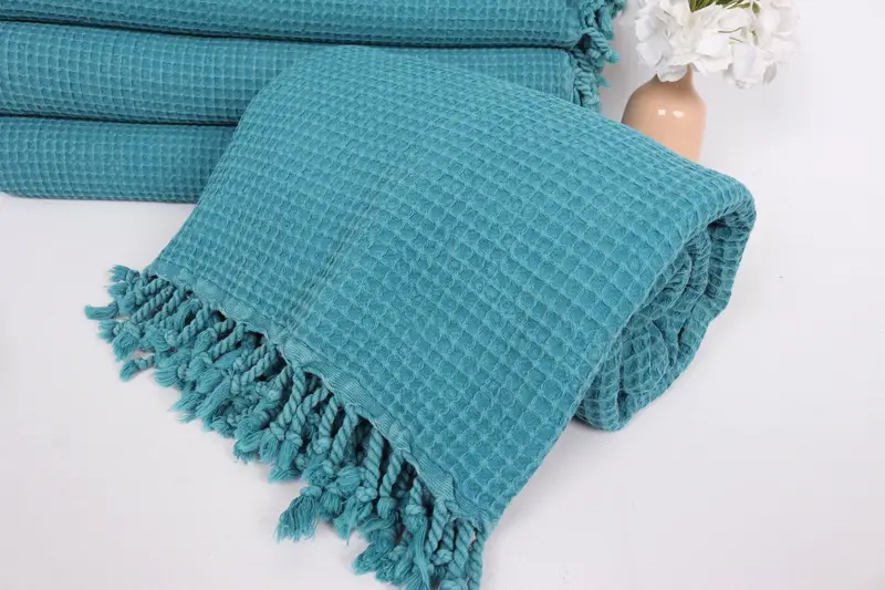 Bachelorette Large Towel, Christmas Favors, 92x68 Cotton Waffle Towel, Bedspread, Personalized Gifts, Turkish Towel Beach Blanket, Throw Blanket - 3