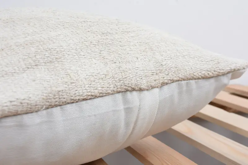 Boho Pillow Sham Cover, 16x16 White Cushion Cover, Interior Designer Pillow, Ethnical Kilim Rug Pillow, Outdoor Bolster Cushion, Cushion Case - 7