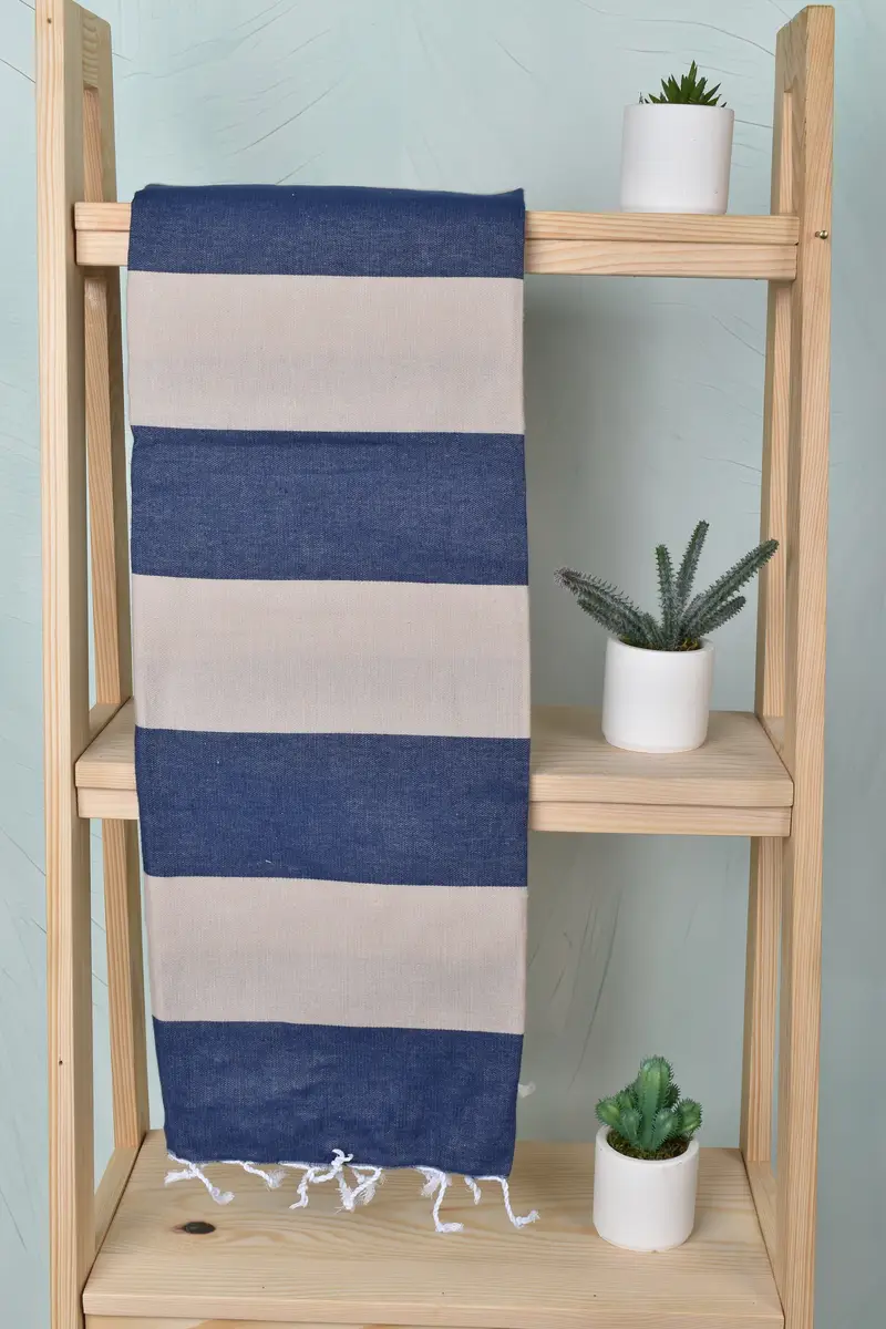 Holiday Towel, Bachelor Gifts, 70x40 Cotton Striped Towel, Handwoven Turkish Towel, Gift Boxes Towel, Personalized Wedding Gift, Home Decor Gifts - 8