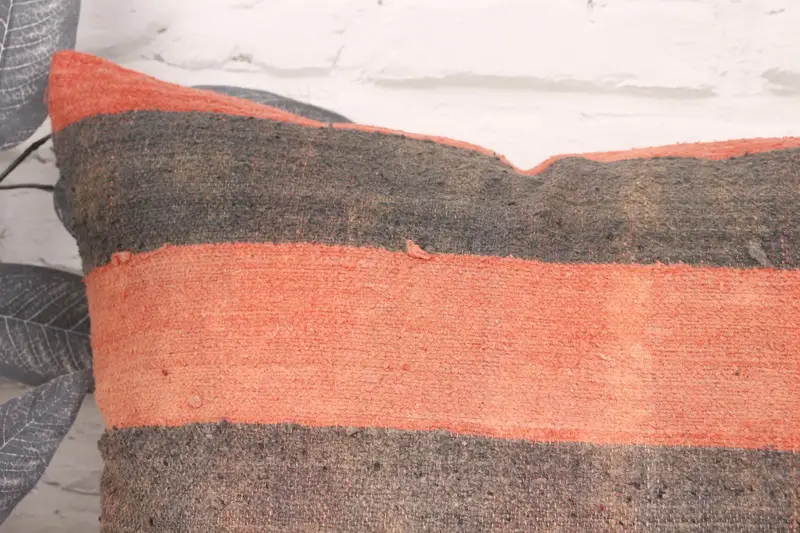 Kilim Pillow Cover, 18x18 Red Cushion Case, Car Cushion, Armchair Cushion Cover, Kilim Cushion Sham, Toss Pillow Cover, Turkish Pillow, Pillow Sham - 2