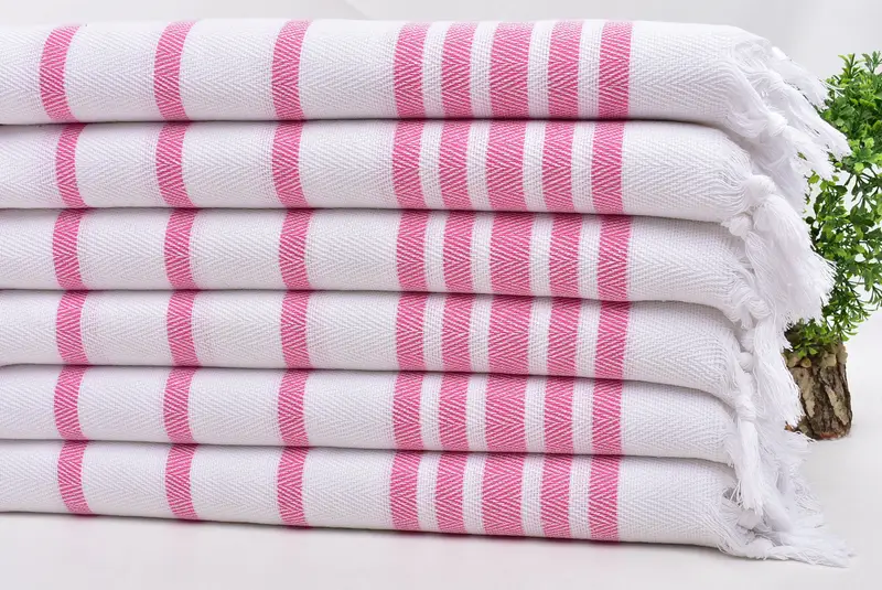 Custom Name Towel, Maid Of Honor Gift, Custom Turkish Towel, Kitchen Towel, Custom Hand Towel, Bridesmaid Gifts, 36x24 Cotton Herringbone Towel - 3
