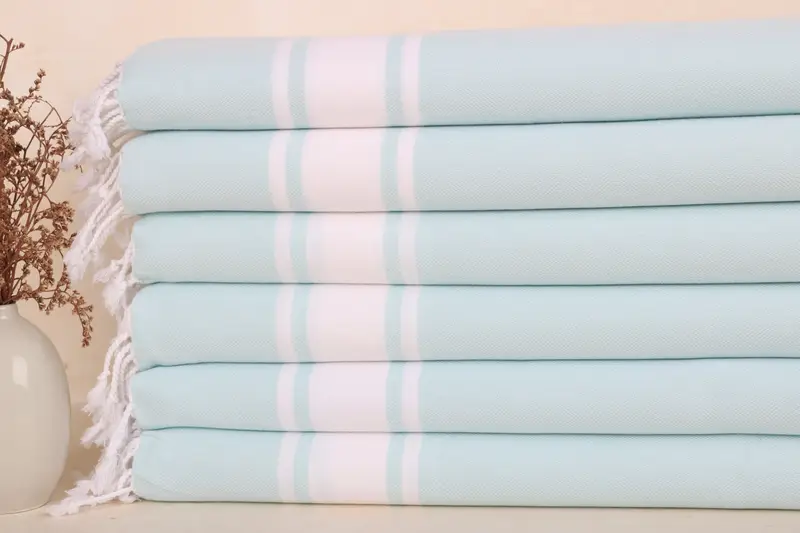 Personalized Gift, Small Towel, Personalized Kitchen Towel, 36x24 Cotton Striped Towel, Bachelorette Party Gifts Bridesmaids, Monogram Hand Towel - 2