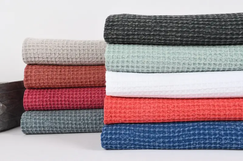 Organic Tea Towel, Gift For The Home Decor, Personalized Gifts, Turkish Towel, 40x20 Cotton Waffle Towel, Bridesmaid Gifts, Monogram Hand Towel - 2