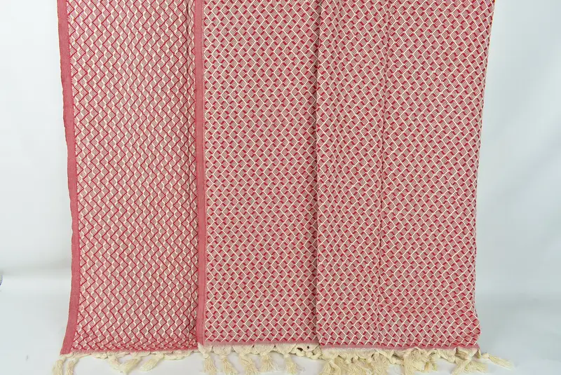 Shower Curtain, 96x92 Cotton Herringbone Towel, Bridal Shower Gift, Gift For Wedding Day, Housewarming Gift, Home Decor Gifts, Throw Blanket Couch - 7