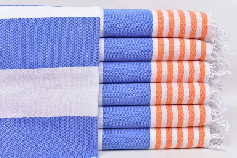 Gift For Wedding Day, Monogram Kitchen Towel, Personalized Hand Towel, Personalized Gifts, Bridesmaid Gifts Personalized, 40x24 Cotton Striped Towel - 1