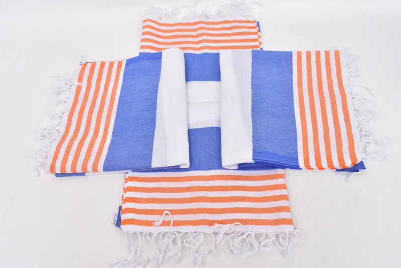 Gift For Wedding Day, Monogram Kitchen Towel, Personalized Hand Towel, Personalized Gifts, Bridesmaid Gifts Personalized, 40x24 Cotton Striped Towel - 6
