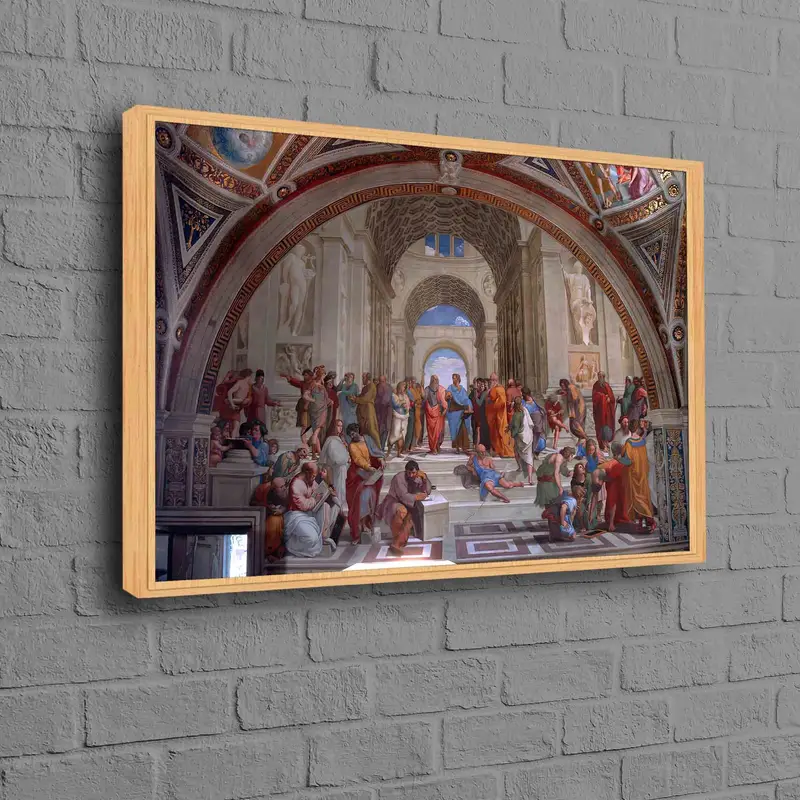 Lienzo renacentista: la obra maestra de Rafael impresa al óleo