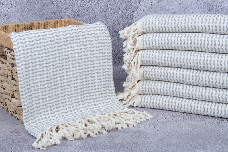 Personalized Towel, Turkish beach towel, 70x40 Cotton Diamond Towel, Best Beach Towel, Custom Turkish Towel, Hammam Towel USA, Bridesmaid Favors - 3