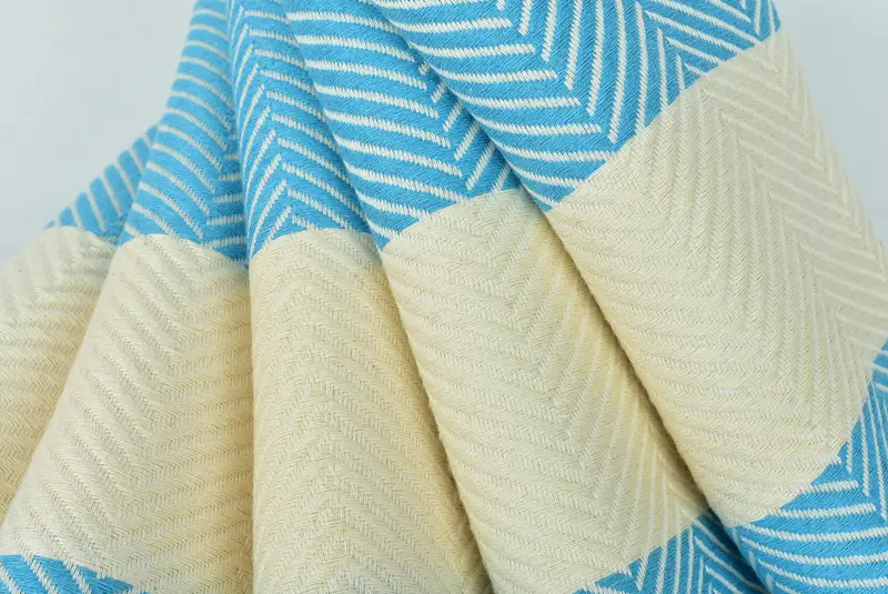 Peshtemal Towel, Spa Gift Towel, Monogrammed Beach Towel, 70x40 Cotton Zig zag Towel, Bachelorette Party Gifts, Beach Size Towel, Bridesmaid Favors - 5
