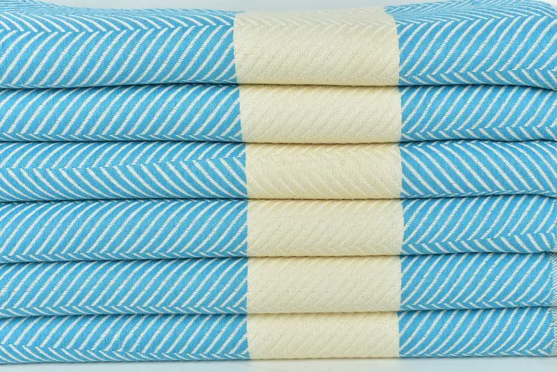 Peshtemal Towel, Spa Gift Towel, Monogrammed Beach Towel, 70x40 Cotton Zig zag Towel, Bachelorette Party Gifts, Beach Size Towel, Bridesmaid Favors - 2