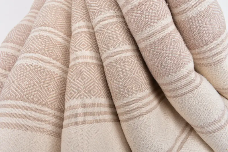 Peshtemal Towel, Bridesmaid Gift Towel, Sand-resistant towel, 64x40 Cotton Herringbone Towel, Custom Gift, Luxury Beach Towel, Bridal Shower Favor - 5