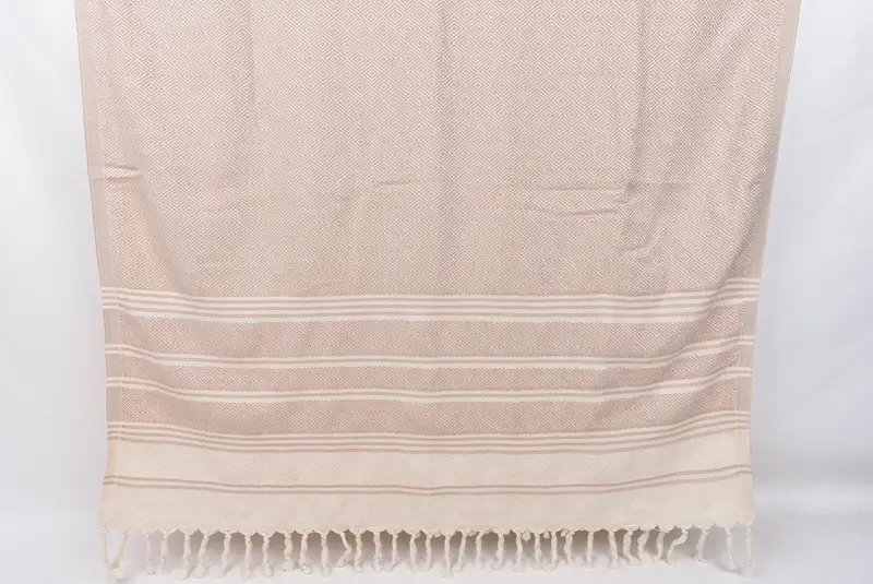 Peshtemal Towel, Bridesmaid Gift Towel, Sand-resistant towel, 64x40 Cotton Herringbone Towel, Custom Gift, Luxury Beach Towel, Bridal Shower Favor - 8