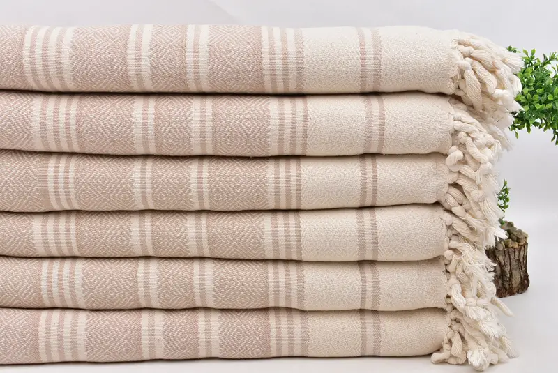 Peshtemal Towel, Bridesmaid Gift Towel, Sand-resistant towel, 64x40 Cotton Herringbone Towel, Custom Gift, Luxury Beach Towel, Bridal Shower Favor - 3