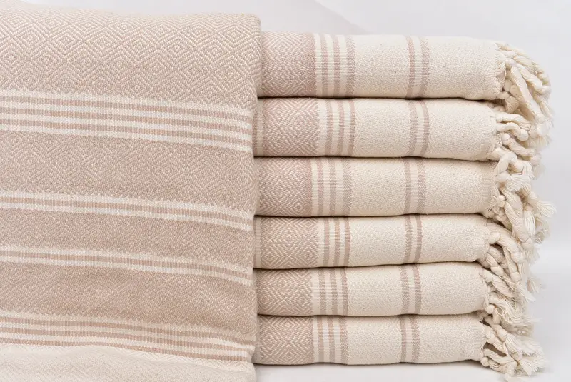 Peshtemal Towel, Bridesmaid Gift Towel, Sand-resistant towel, 64x40 Cotton Herringbone Towel, Custom Gift, Luxury Beach Towel, Bridal Shower Favor - 1