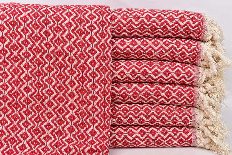 Embroidery Towels, Personalized Turkish Towel, Fouta towel, 70x40 Cotton Diamond Towel, Custom Towel, Towel With Name, Embroidered Beach Towel - 1