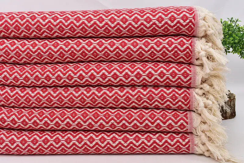 Embroidery Towels, Personalized Turkish Towel, Fouta towel, 70x40 Cotton Diamond Towel, Custom Towel, Towel With Name, Embroidered Beach Towel - 3