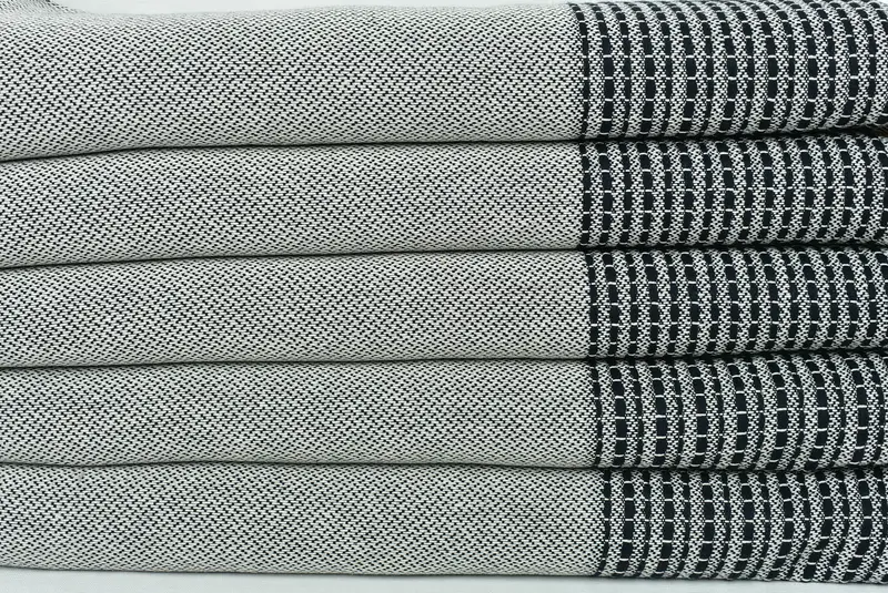 70x36 Cotton Striped Towel, Spa Towel, Luxury Beach Towel, Monogram Beach Towel, Sand-resistant towel, Bridesmaid Gifts Personalized, Thin towel - 2