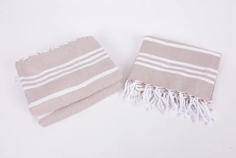 Christmas Gift, Sand-resistant towel, Scarf Towel, Gift For The Home Decor, Turkish bath towel, Best Beach Towel, 70x40 Cotton Striped Towel - 8