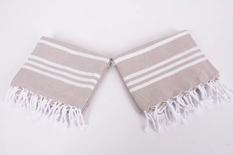 Christmas Gift, Sand-resistant towel, Scarf Towel, Gift For The Home Decor, Turkish bath towel, Best Beach Towel, 70x40 Cotton Striped Towel - 7