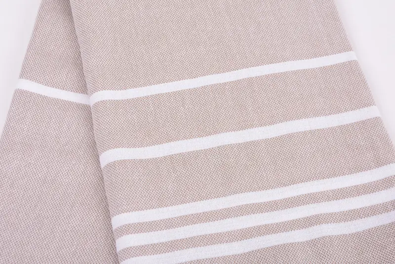 Christmas Gift, Sand-resistant towel, Scarf Towel, Gift For The Home Decor, Turkish bath towel, Best Beach Towel, 70x40 Cotton Striped Towel - 4