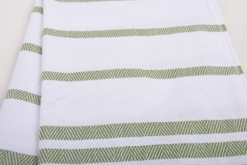 Monogramm Handtuch, 36x24 Baumwoll -Fischgrätenhandtuch, Geschenk für die beste Freundin, Girl Trip Party Gunst, personalisiertes Geschirrtuch, Monogramm Küchentuch - 4