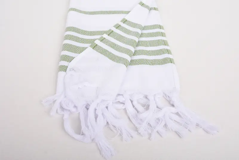 Monogramm Handtuch, 36x24 Baumwoll -Fischgrätenhandtuch, Geschenk für die beste Freundin, Girl Trip Party Gunst, personalisiertes Geschirrtuch, Monogramm Küchentuch - 8