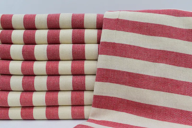 Peshtemal Towel, Wedding Shower Gift, Organic Beach Towel, Gift For Him, 68x40 Cotton Striped Towel, Turkish hand towel, Spa Towel, Bridesmaid Gifts - 1