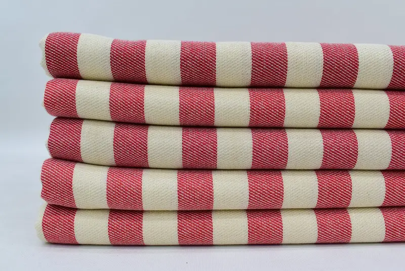Peshtemal Towel, Wedding Shower Gift, Organic Beach Towel, Gift For Him, 68x40 Cotton Striped Towel, Turkish hand towel, Spa Towel, Bridesmaid Gifts - 6