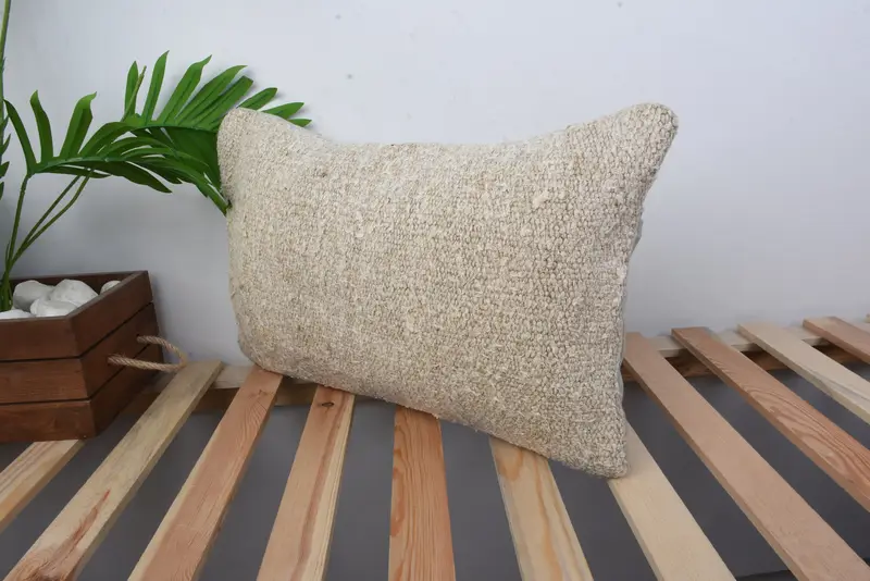 Boho Pillow, Pillow for Couch, 12x20 Beige Pillow Cover, Sofa Cushion Cover, Vintage Cushion Case, Art Deco Pillow Cover, Gift Pillow, Pillow Cover - 5