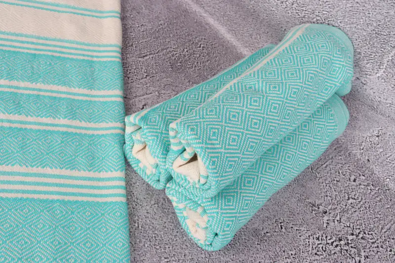 Personalized Hand Towel, 40x18 Cotton Diamond Towel, Personalized Gifts, Decorative Towel, Turkish Towel, Turkish Hand Towel, Bridal Shower Favors - 8