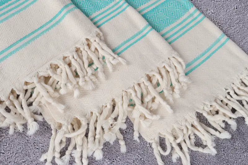 Personalized Hand Towel, 40x18 Cotton Diamond Towel, Personalized Gifts, Decorative Towel, Turkish Towel, Turkish Hand Towel, Bridal Shower Favors - 5