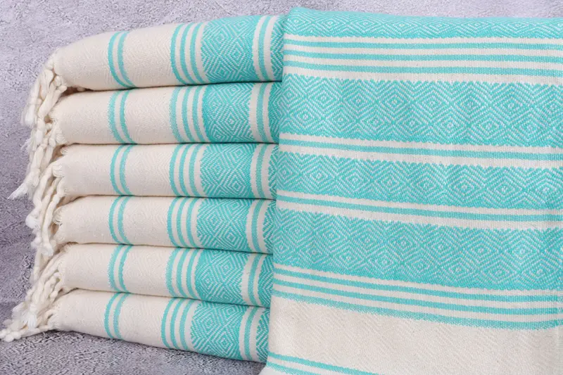 Personalized Hand Towel, 40x18 Cotton Diamond Towel, Personalized Gifts, Decorative Towel, Turkish Towel, Turkish Hand Towel, Bridal Shower Favors - 1