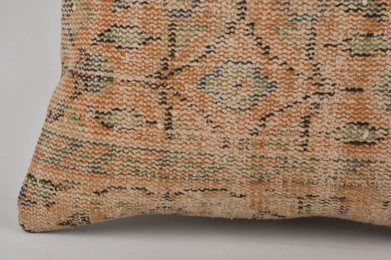 Anatolian Cushion Case, Cushion Case, Interior Designer Pillow, Vintage Kilim Throw Pillow, Pillow for Sofa, Anatolian Pillow, 24x24 Beige Cushion - 4