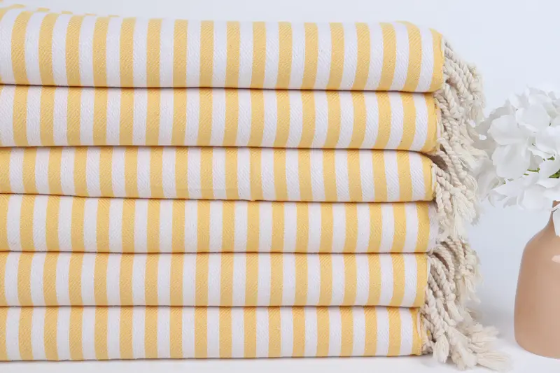 Personalized Turkish Towel, Personalized Wedding Gift For Couple, 70x40 Cotton Striped Towel, Personalized Towel, Personalized Bridesmaid Gift - 3