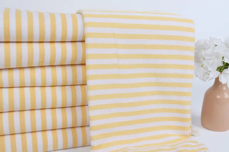Personalized Turkish Towel, Personalized Wedding Gift For Couple, 70x40 Cotton Striped Towel, Personalized Towel, Personalized Bridesmaid Gift - 2