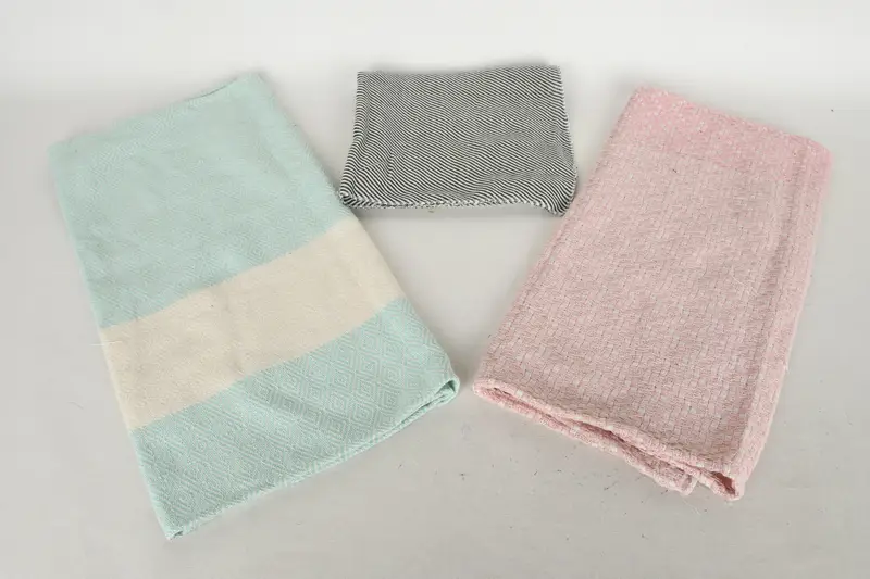 Turkish Hand Towel, Bulk Order Towel, 36x18 Cotton Set of 10 Towel, Bathroom Hand Towel, Bathroom Towels, Wedding Gift, Bridal Shower Favors - 5