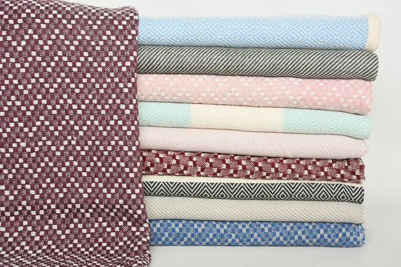 Turkish Hand Towel, Bulk Order Towel, 36x18 Cotton Set of 10 Towel, Bathroom Hand Towel, Bathroom Towels, Wedding Gift, Bridal Shower Favors - 1
