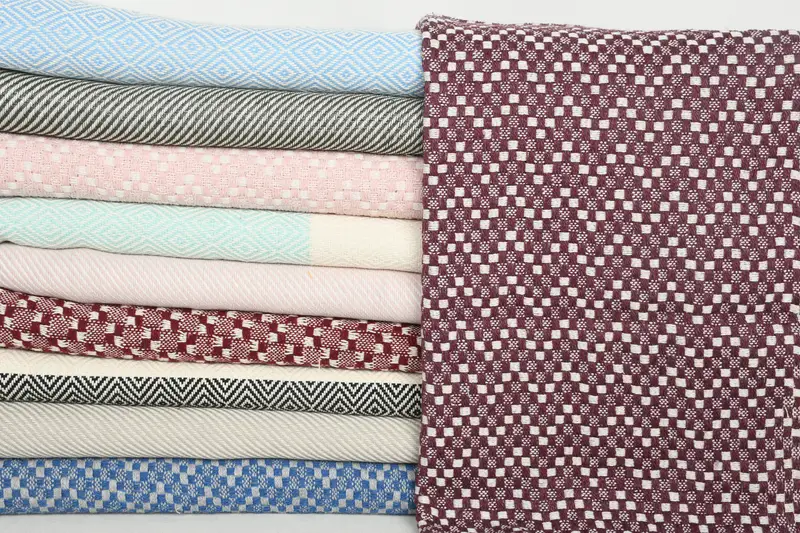 Turkish Hand Towel, Bulk Order Towel, 36x18 Cotton Set of 10 Towel, Bathroom Hand Towel, Bathroom Towels, Wedding Gift, Bridal Shower Favors - 2