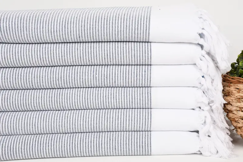 40x18 Cotton Striped Towel, Valentines Day Gift For Him, Bachelor Towel, Personalized Hand Towel, Bridesmaid Gifts, Guest Towel, Monogram Hand Towel - 2