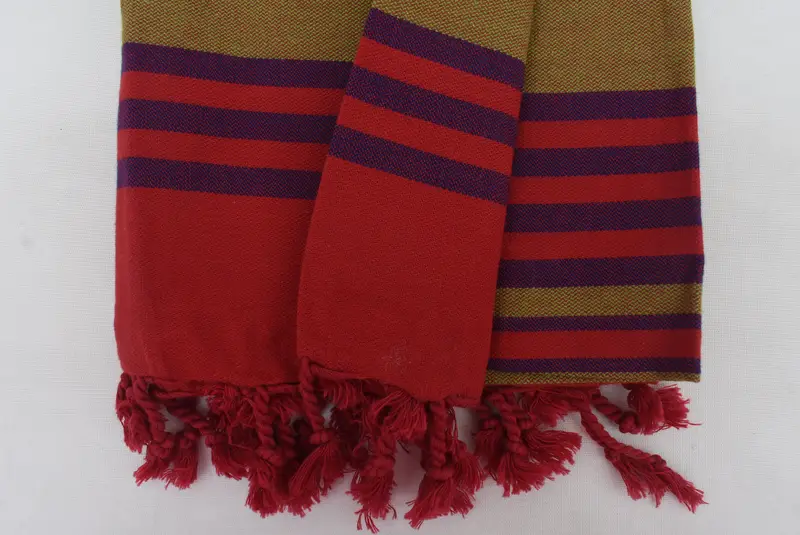 Sand-Resistant Peshtemal, Bachelor Bachelorette Party Favors, Lightweight towel, Bridesmaid Gift, 68x32 Cotton Striped Towel, Bridesmaid Favors - 4