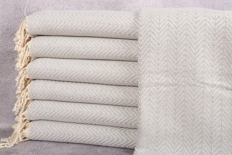 70x40 Cotton Zig zag Towel, Bridal Shower Gift, Girls Weekend Getaways Ideas, Best Beach Towel, Bachelorette Party Favor, Beach Towel Bulk - 1