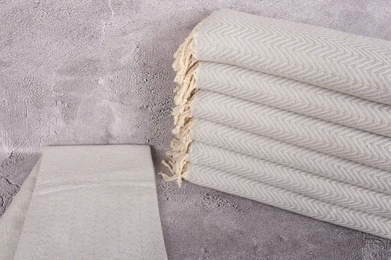 70x40 Cotton Zig zag Towel, Bridal Shower Gift, Girls Weekend Getaways Ideas, Best Beach Towel, Bachelorette Party Favor, Beach Towel Bulk - 2