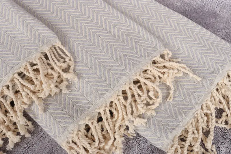 70x40 Cotton Zig zag Towel, Bridal Shower Gift, Girls Weekend Getaways Ideas, Best Beach Towel, Bachelorette Party Favor, Beach Towel Bulk - 5