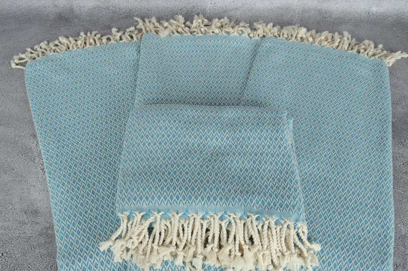 Absorbent Turkish towel, Hammam towel, 70x40 Cotton Diamond Towel, Bridemaids Beach Towel, Custom Beach Towels, Gift For Boyfriend, Home Decor Gifts - 4