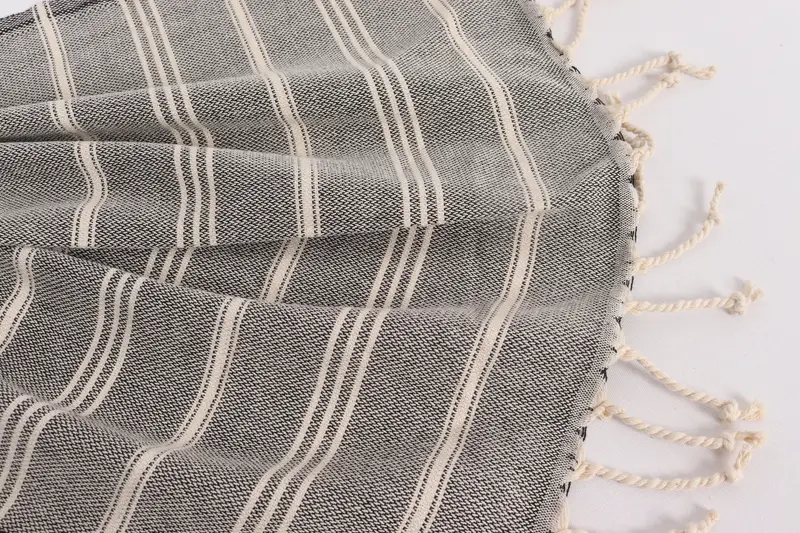 Best Friend Wedding Gift, Towel With Name, Unique Gift, Monogram Hand Towel, 38x24 Cotton Striped Towel, Bridesmaid Gifts, Small Bath Towels - 8