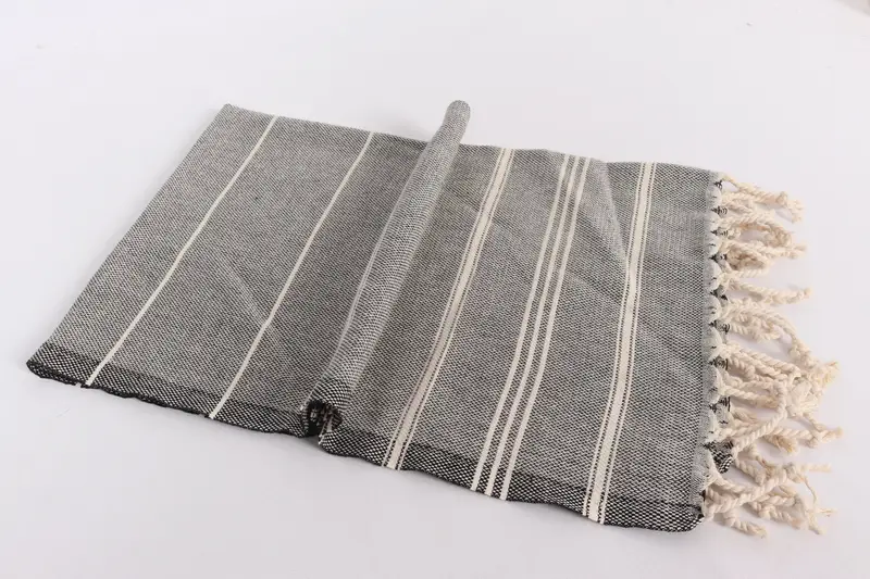 Best Friend Wedding Gift, Towel With Name, Unique Gift, Monogram Hand Towel, 38x24 Cotton Striped Towel, Bridesmaid Gifts, Small Bath Towels - 6