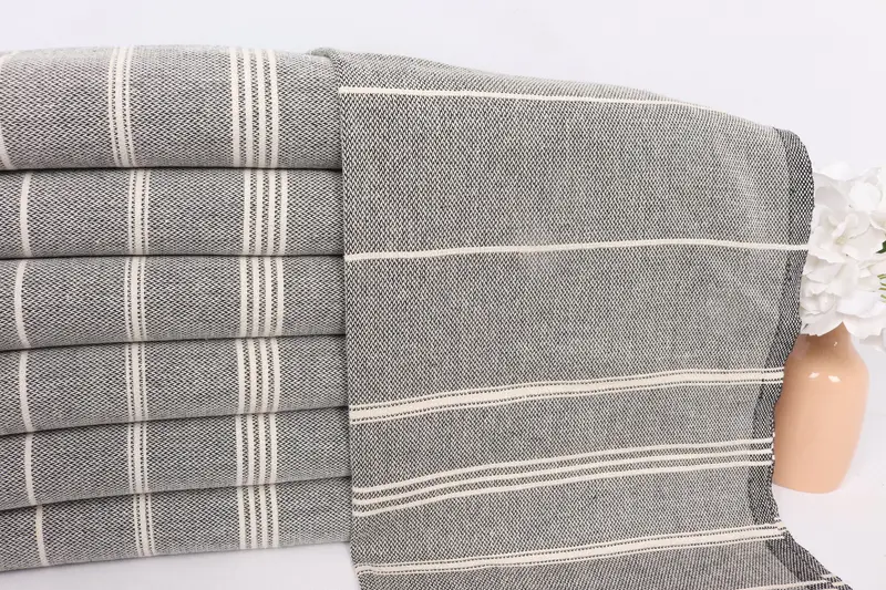 Best Friend Wedding Gift, Towel With Name, Unique Gift, Monogram Hand Towel, 38x24 Cotton Striped Towel, Bridesmaid Gifts, Small Bath Towels - 2