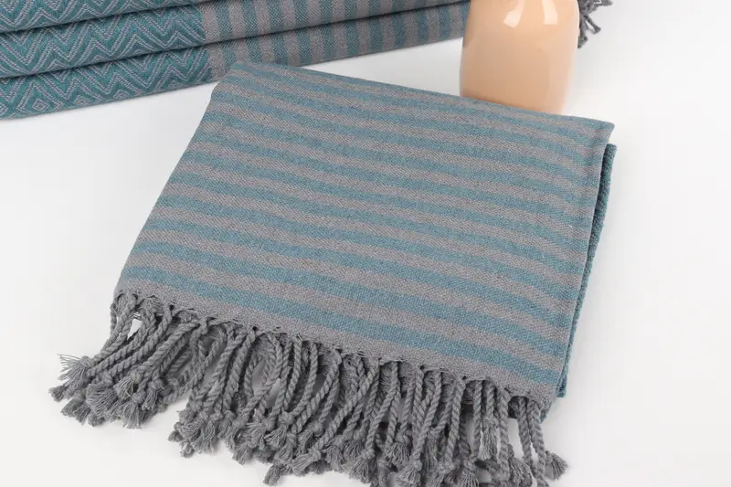 Lightweight Turkish towel, Bridesmaid Gift, Soft towel, 70x40 Cotton Diamond Towel, Housewarming Gift, Gift For Bride, Family Gift Basket - 5