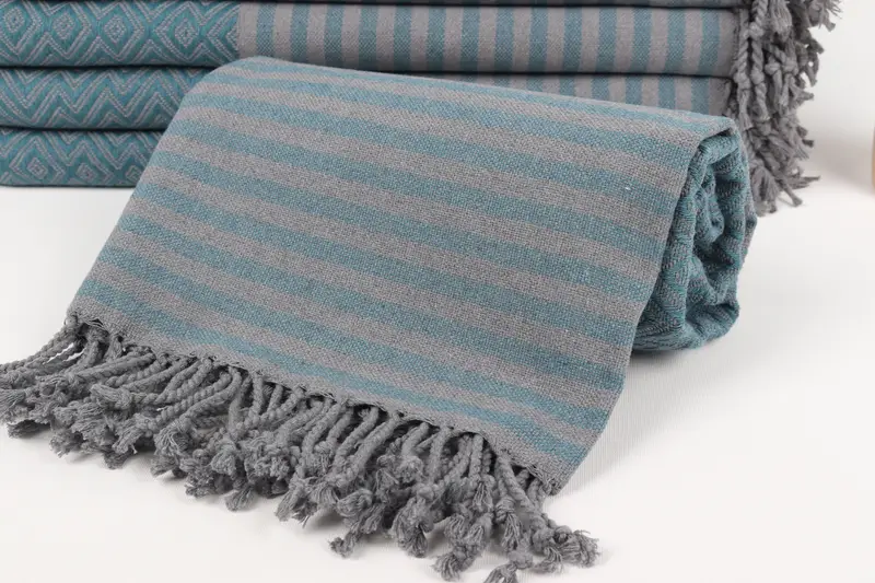 Lightweight Turkish towel, Bridesmaid Gift, Soft towel, 70x40 Cotton Diamond Towel, Housewarming Gift, Gift For Bride, Family Gift Basket - 4