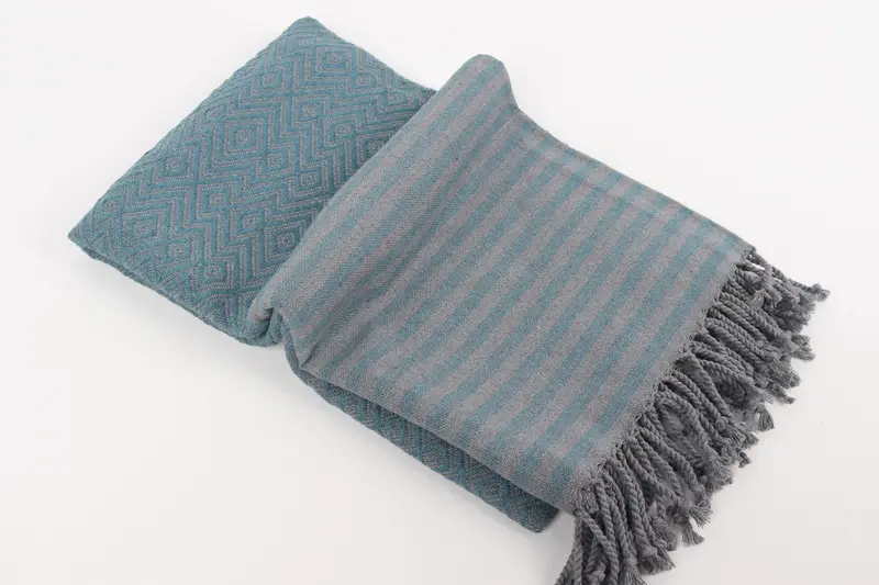 Lightweight Turkish towel, Bridesmaid Gift, Soft towel, 70x40 Cotton Diamond Towel, Housewarming Gift, Gift For Bride, Family Gift Basket - 6